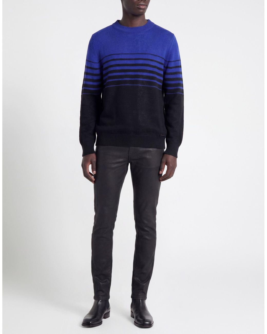 CoSTUME NATIONAL Blue Sweater Acrylic, Polyamide, Wool, Alpaca Wool for men