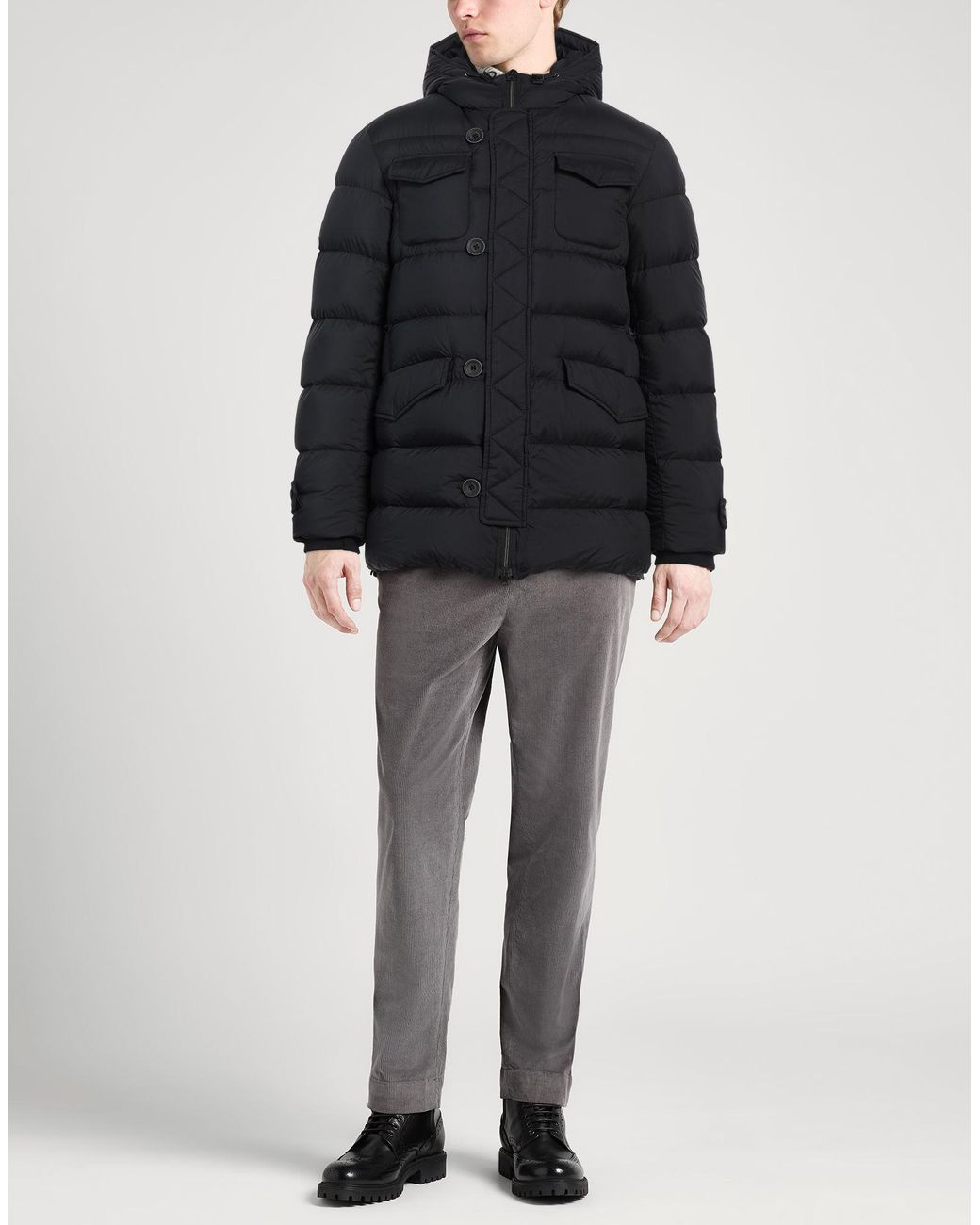 Herno Black Puffer for men