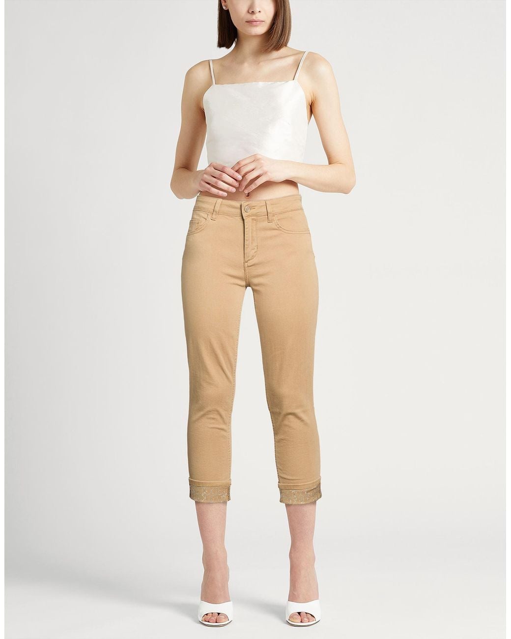Liu Jo Natural Jeans Cotton, Elastomultiester, Elastane