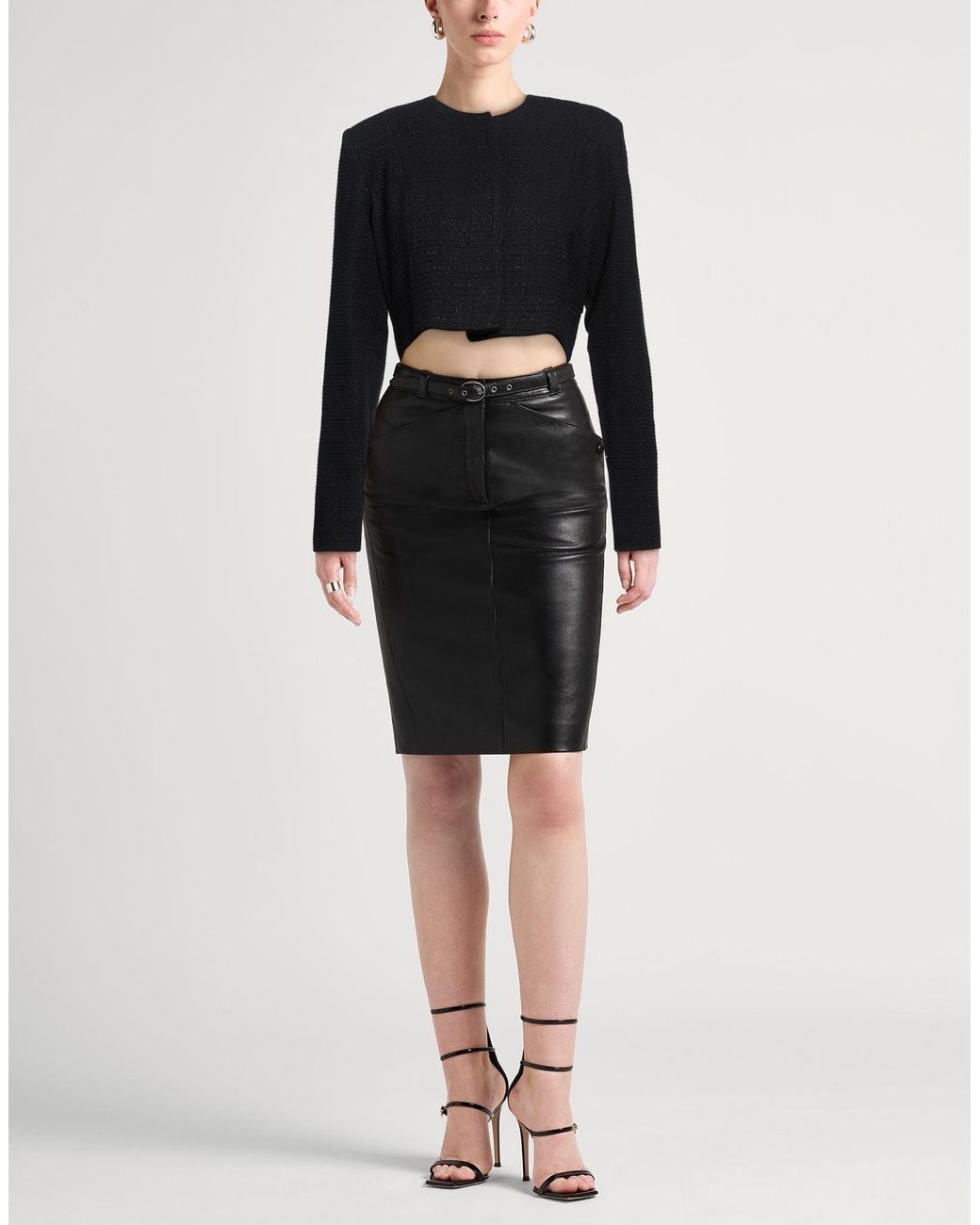 IRO Black Jacket Cotton, Polyester, Polyamide, Metal Fiber