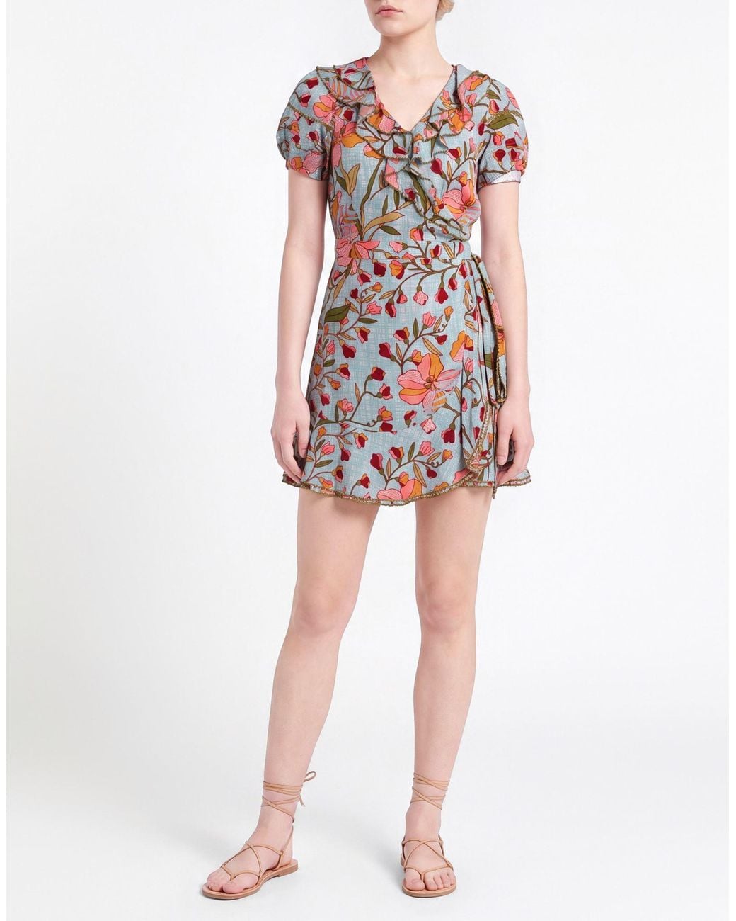 Poupette Blue Sky Mini Dress Viscose