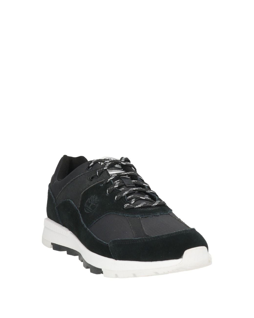Timberland Black Sneakers Leather, Textile Fibers