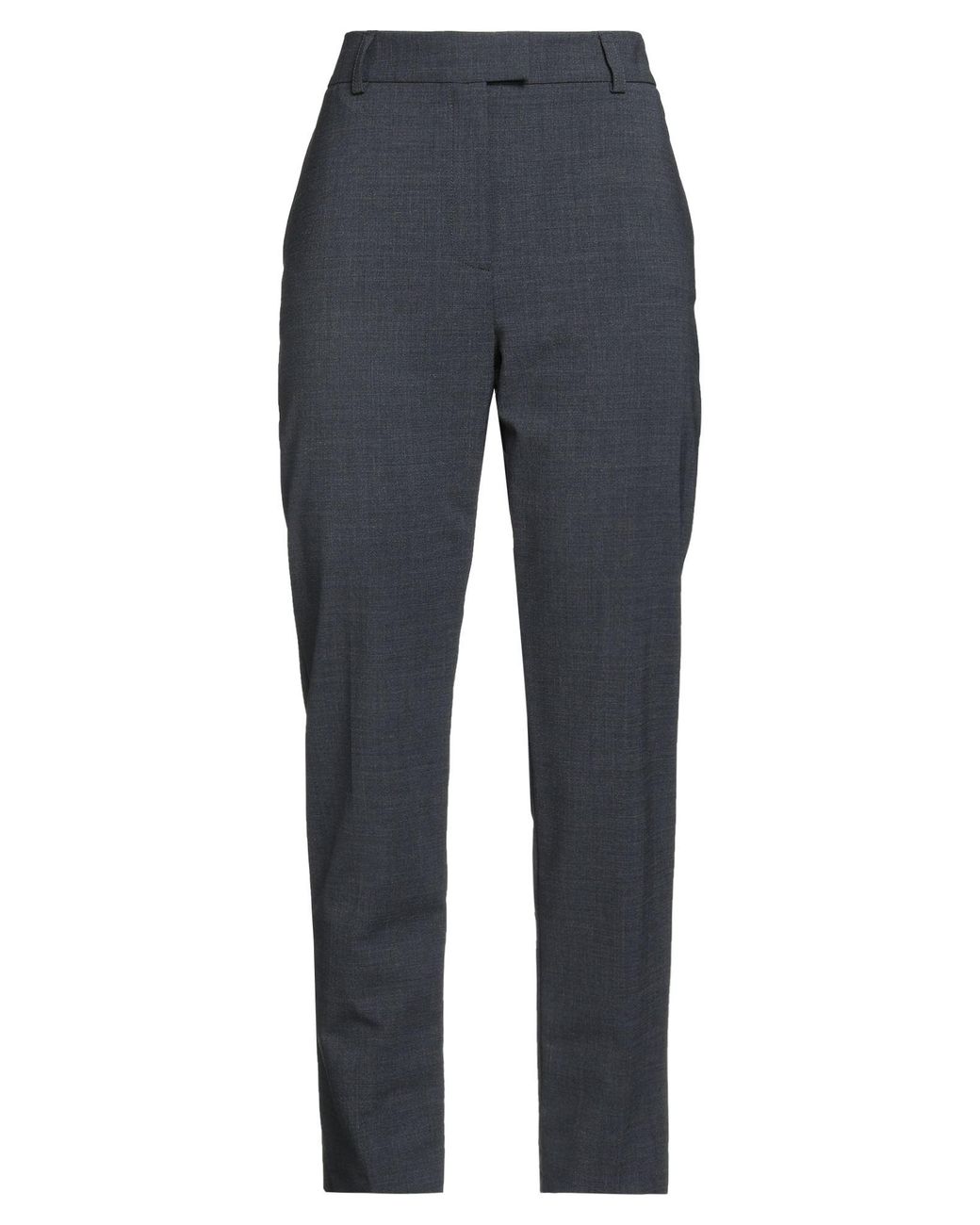 Paul & Joe Blue Charcoal Pants Wool, Elastane