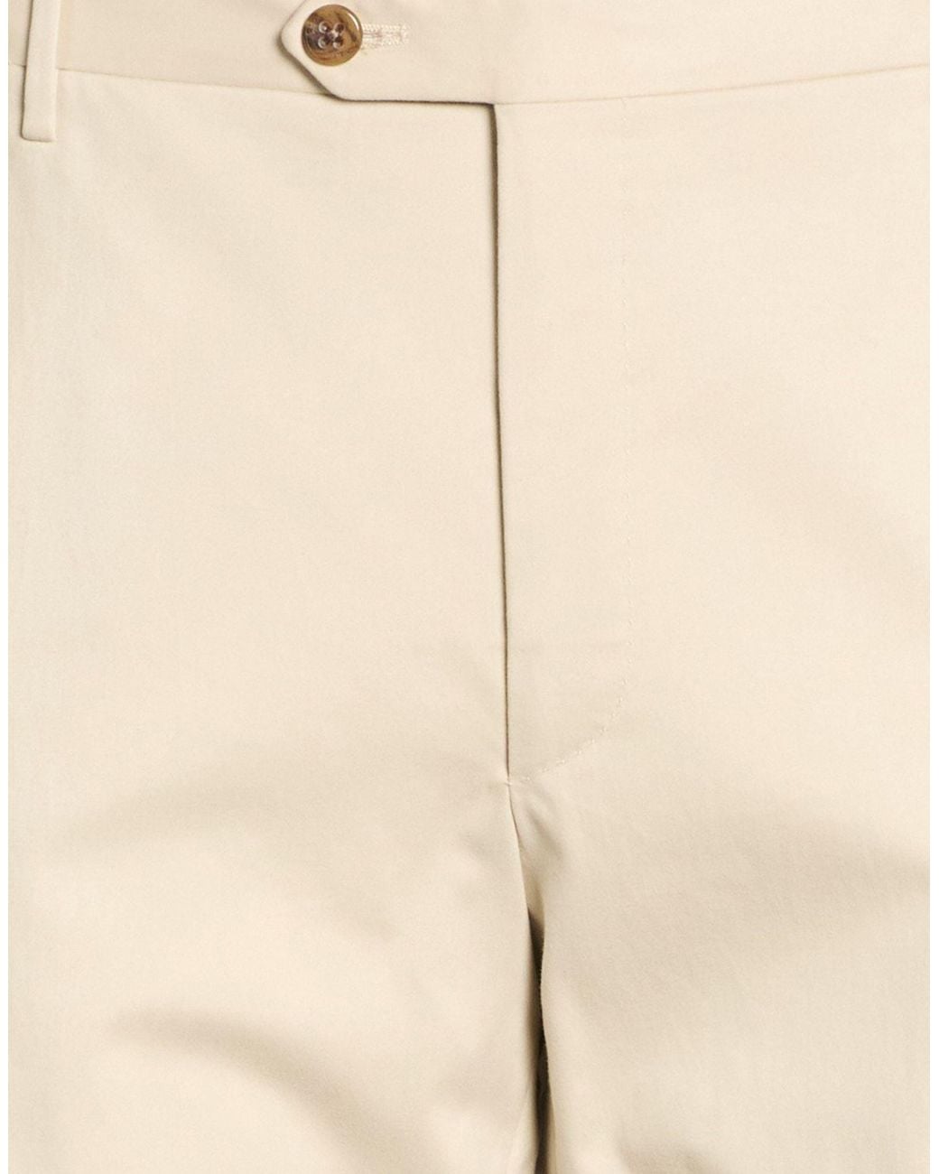 Corneliani Natural Pants Cotton, Elastane for men