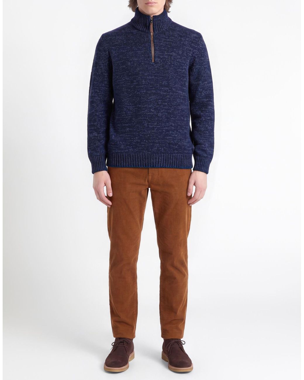 Fedeli Blue Jumper for men
