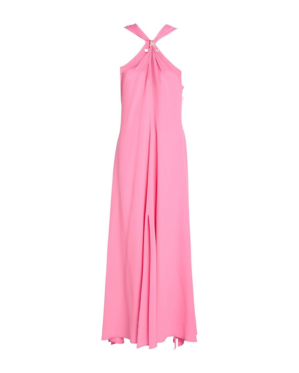 SIMONA CORSELLINI Pink Maxi Dress Polyester, Elastane