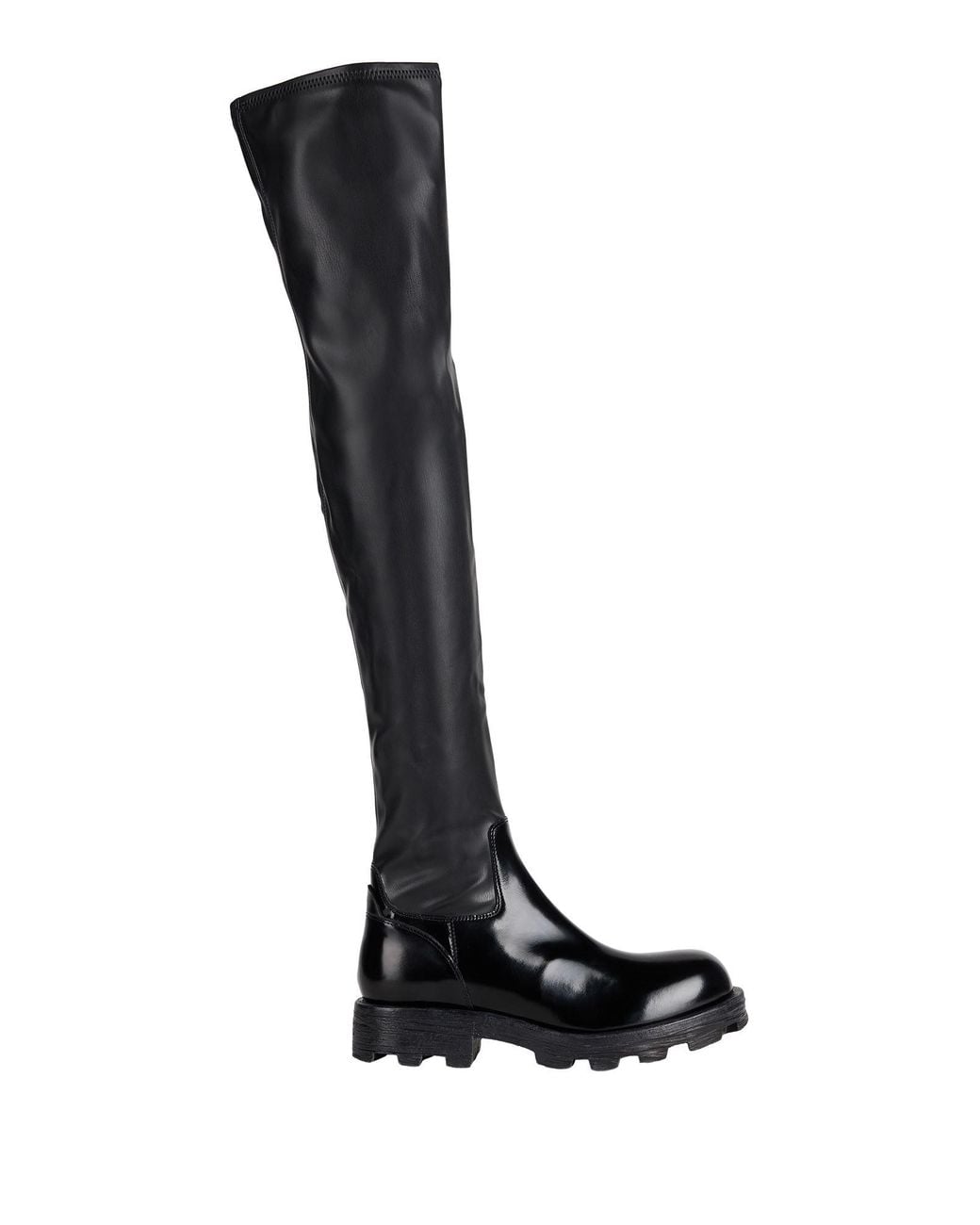 DIESEL Black Boot Leather