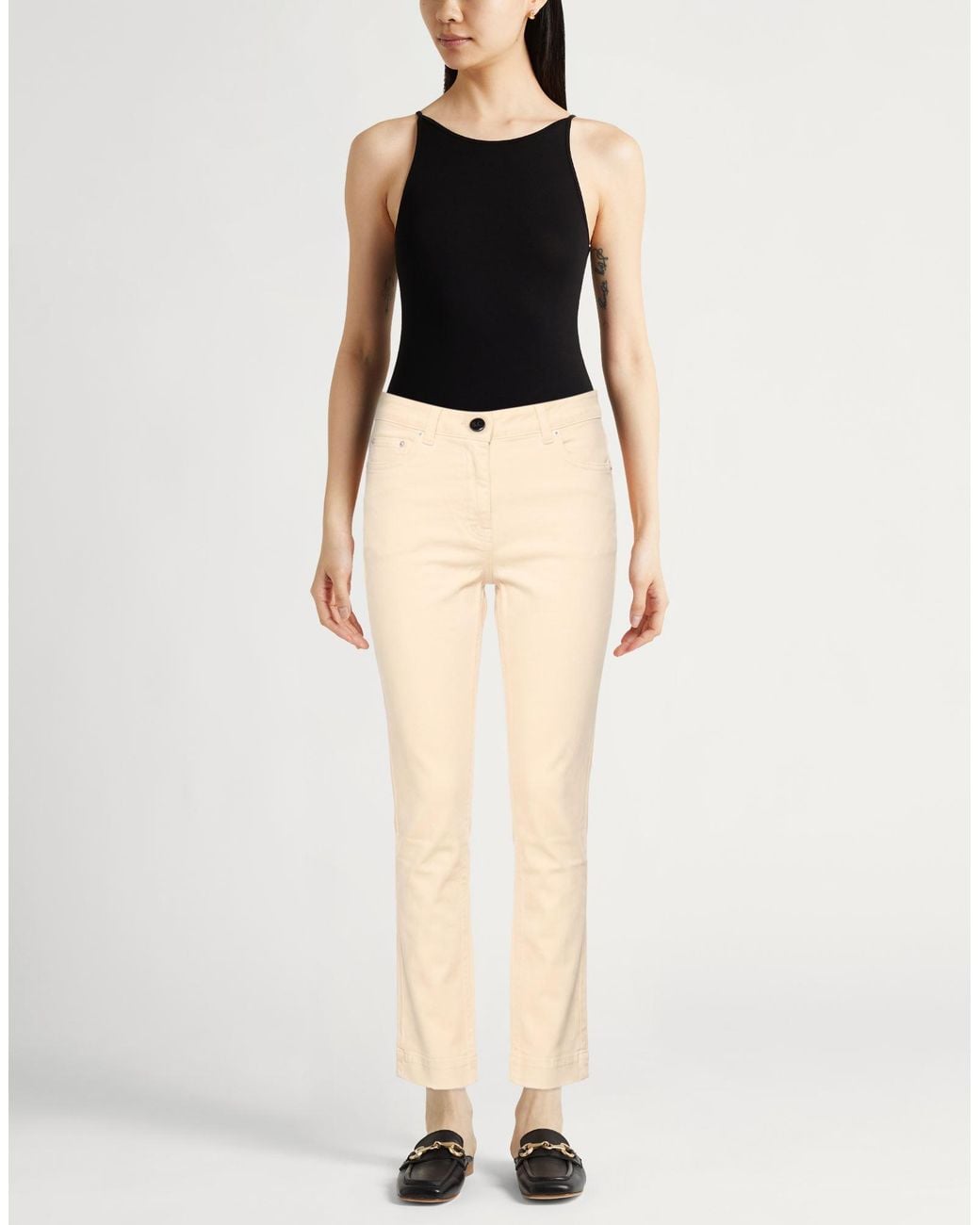 Semicouture Natural Trouser