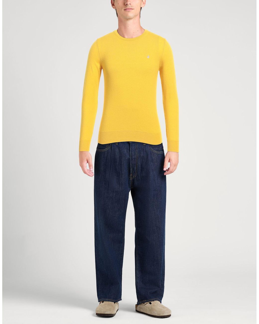 Pullover Brooksfield de hombre de color Yellow