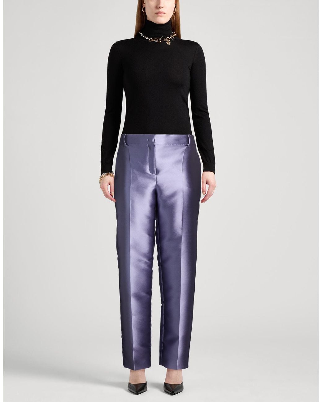 Alberta Ferretti Blue Pants