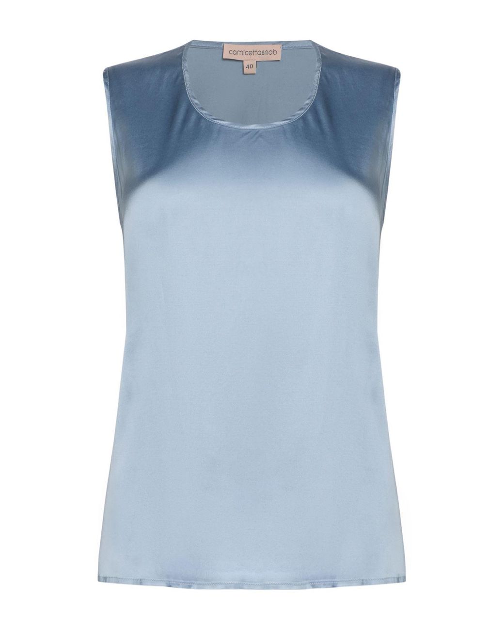 Camicettasnob Blue Top Viscose, Elastane