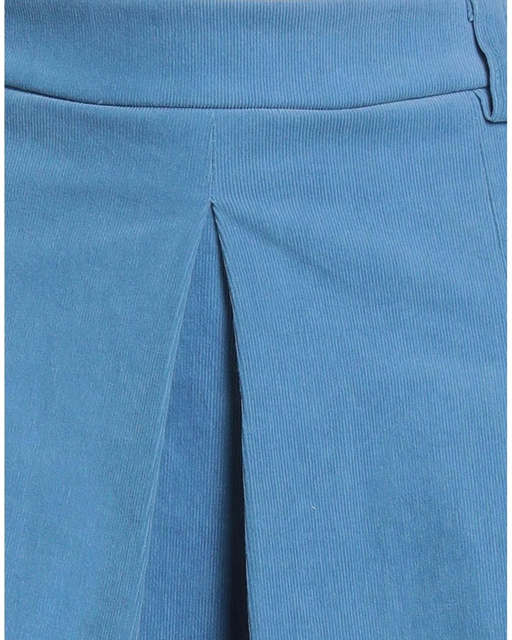 Haveone Blue Mini Skirt