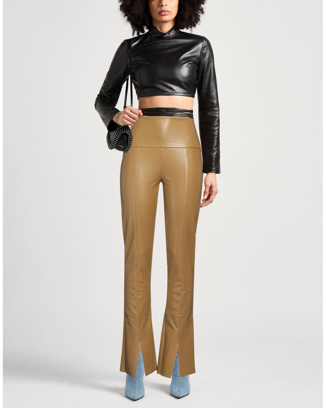 Norma Kamali Natural Trouser