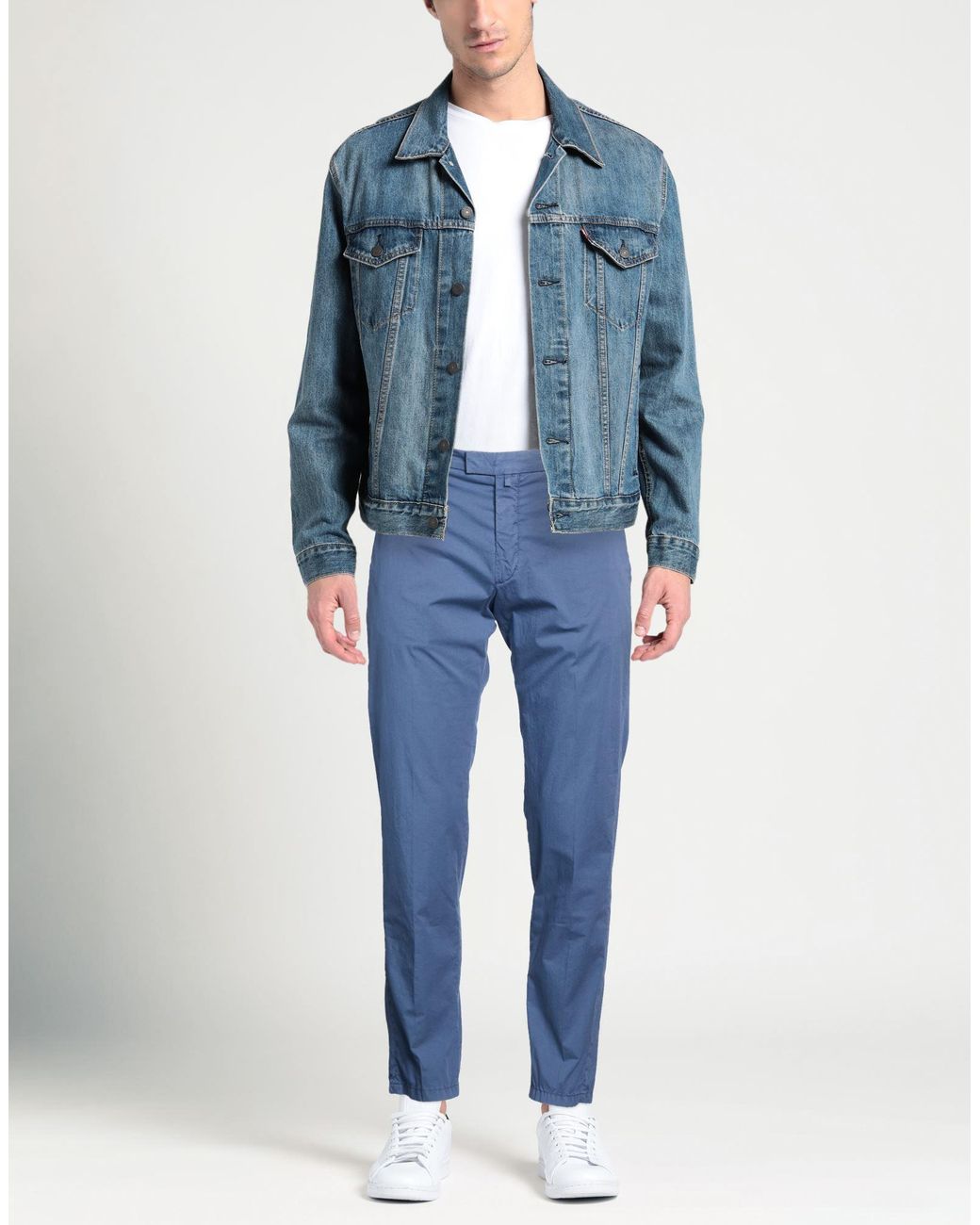 Briglia 1949 Blue Pants Cotton, Elastane for men