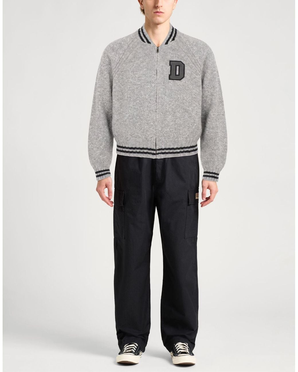 Drykorn Gray Cardigan Wool, Cotton, Polyamide for men