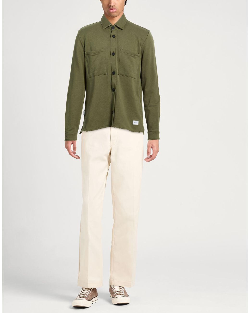 Shoe Green Jacket Cotton for men