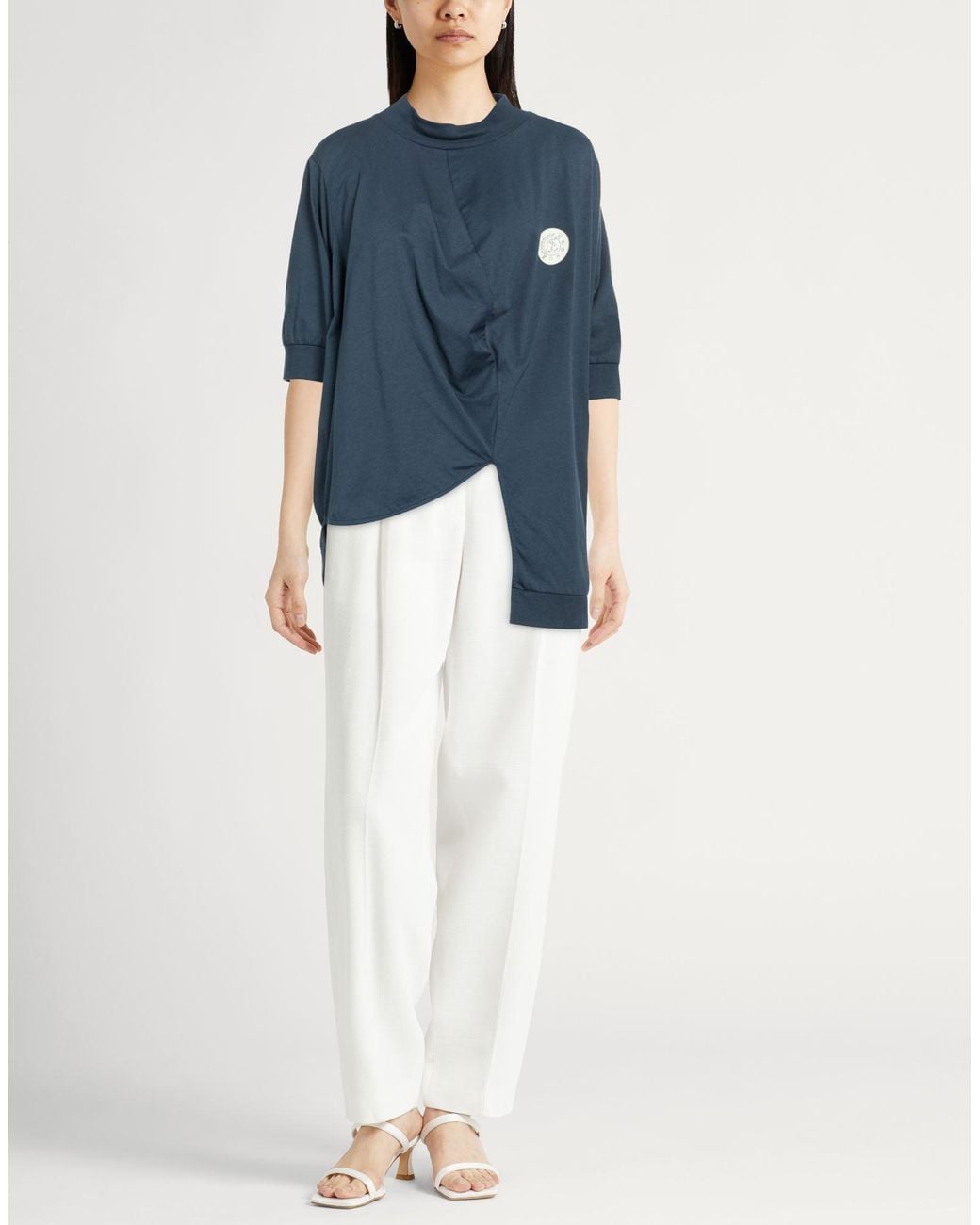 Herno Blue Slate T-Shirt Cotton