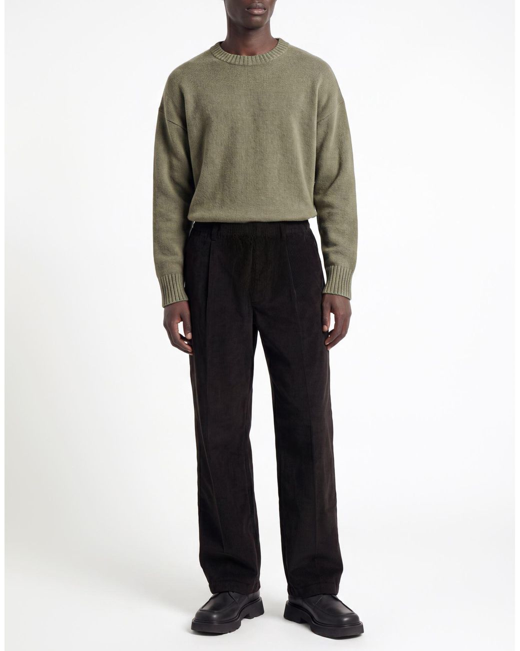 Cellar Door Black Trouser for men