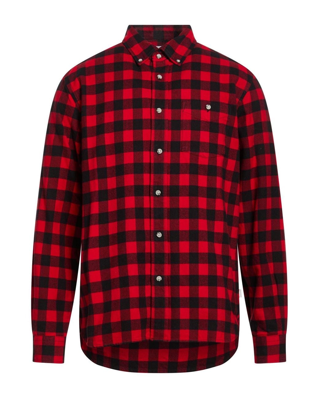 Woolrich Red Shirt Cotton for men