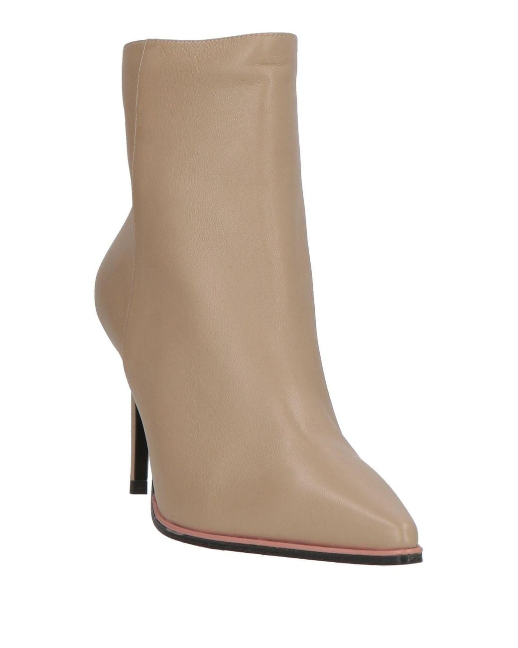 Pollini Brown Ankle Boots Leather
