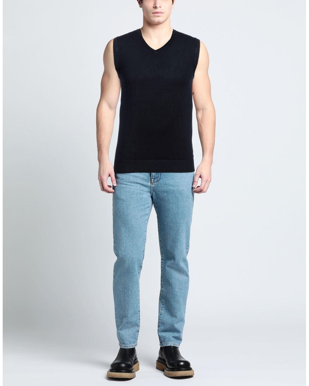 Alpha Studio Blue Sweater for men