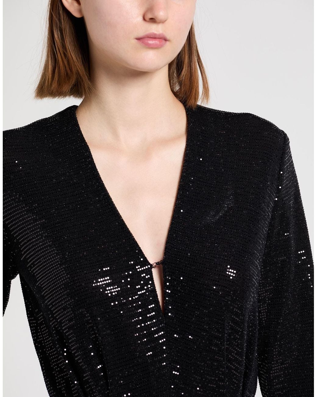 Maje Black Jumpsuit Polyamide, Polyester, Elastane