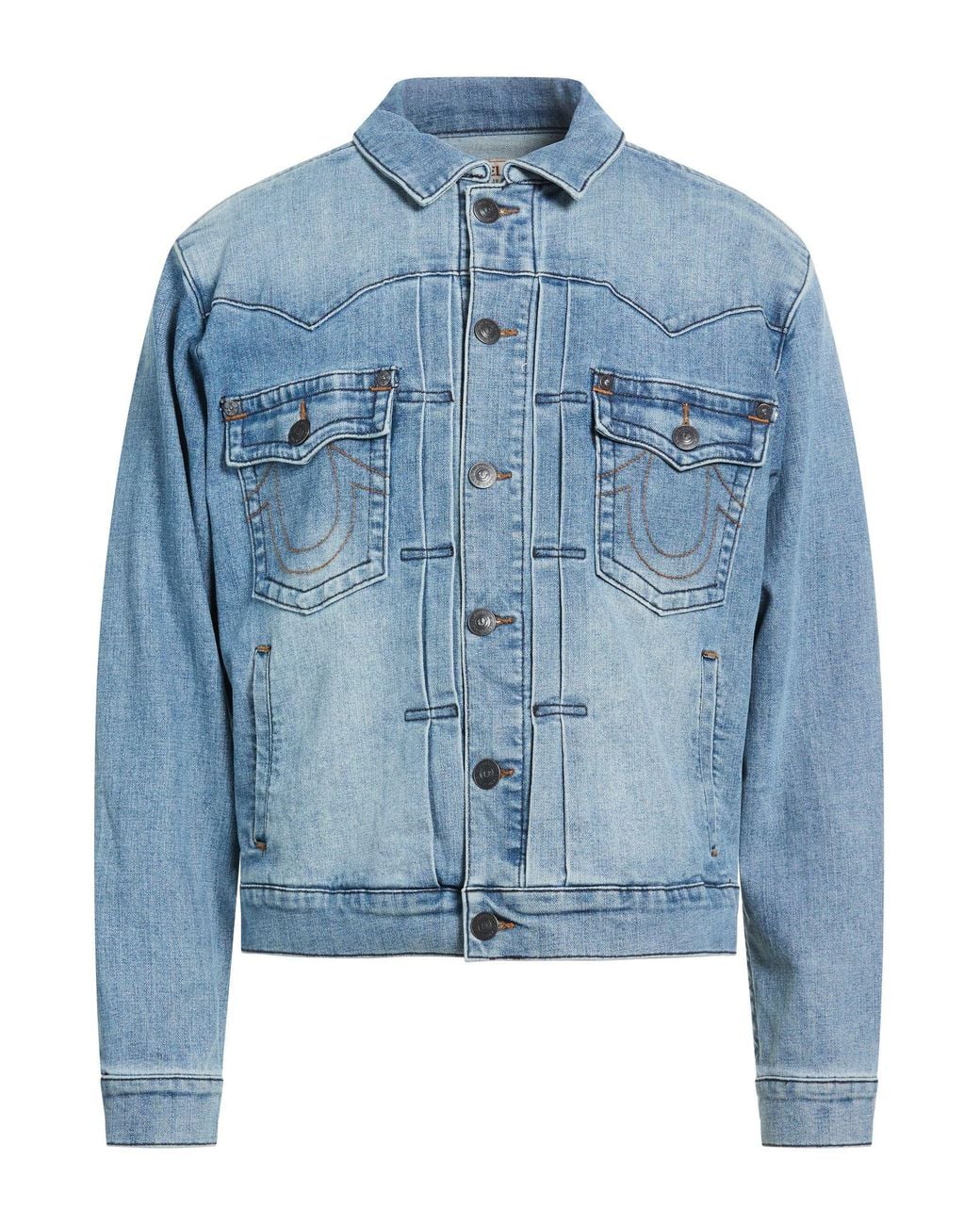 True Religion Blue Denim Outerwear for men