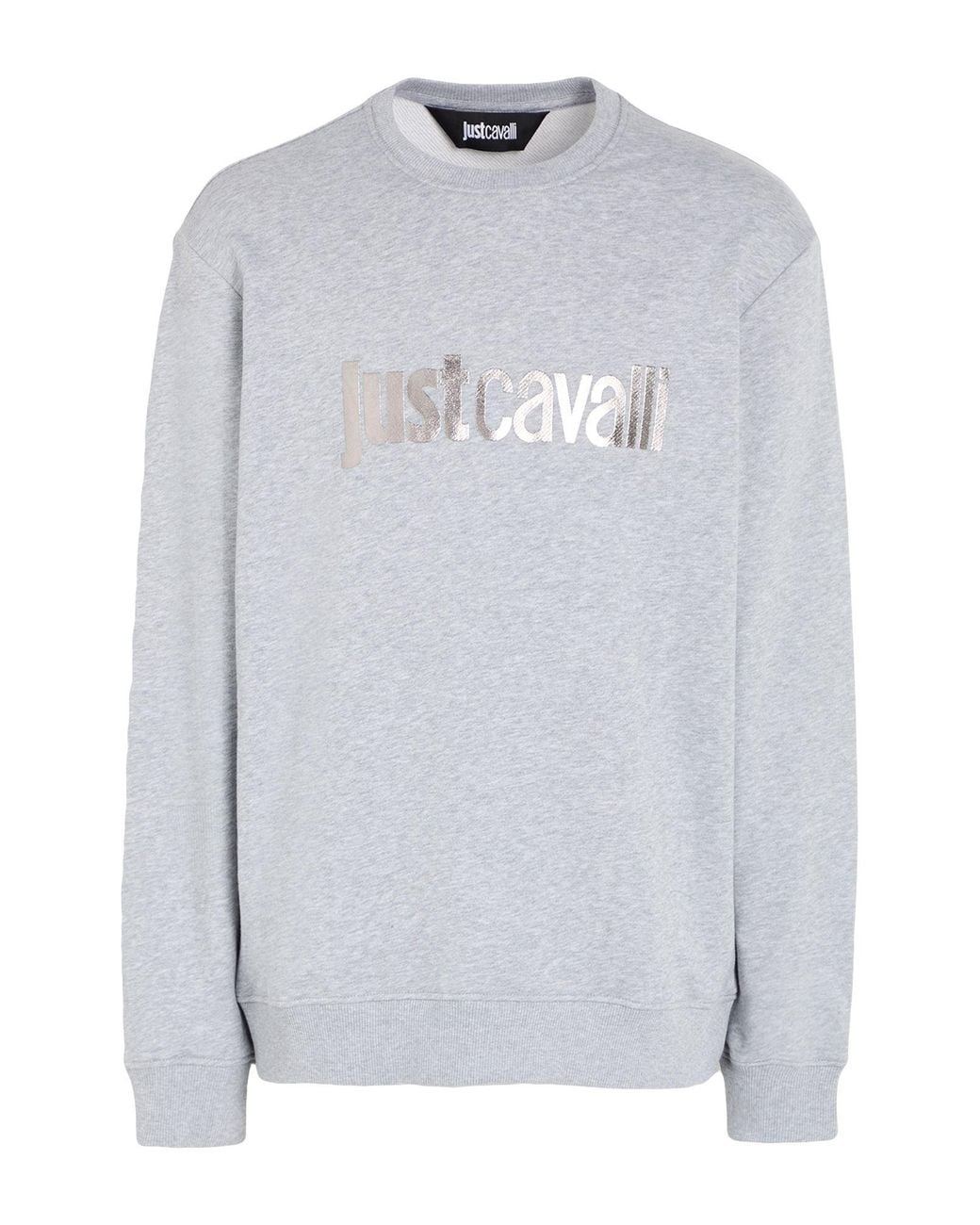 Just Cavalli Gray Sweatshirts for men