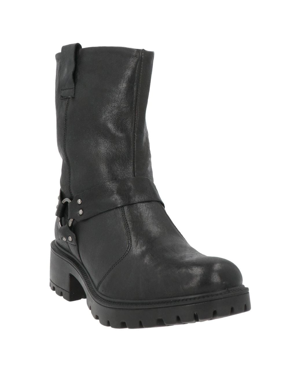 Igi&co Black Ankle Boots Leather
