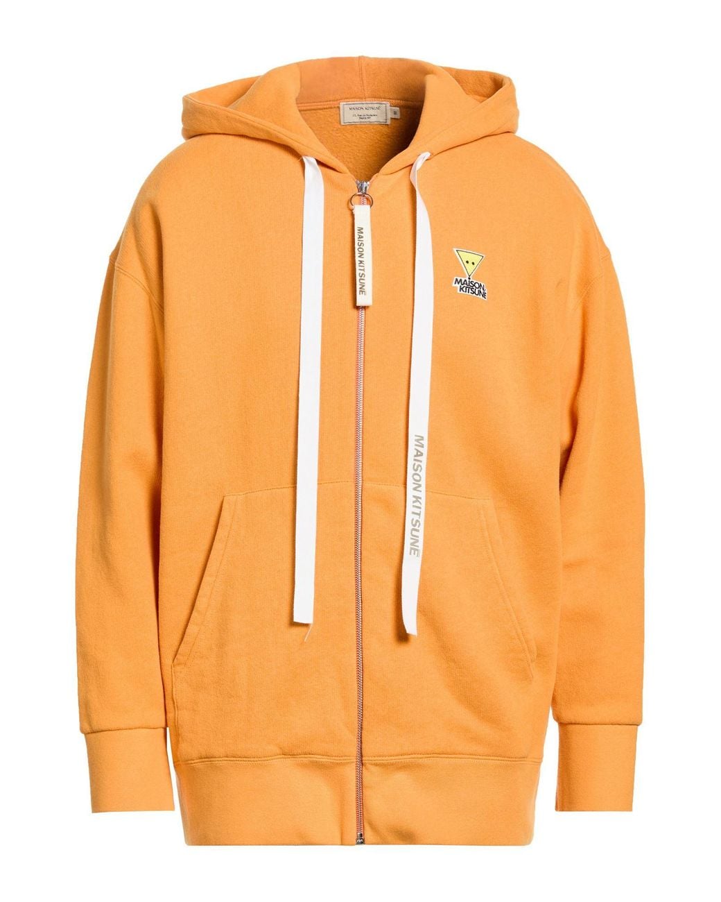 Maison Kitsuné Orange Sweatshirt Cotton, Wool for men