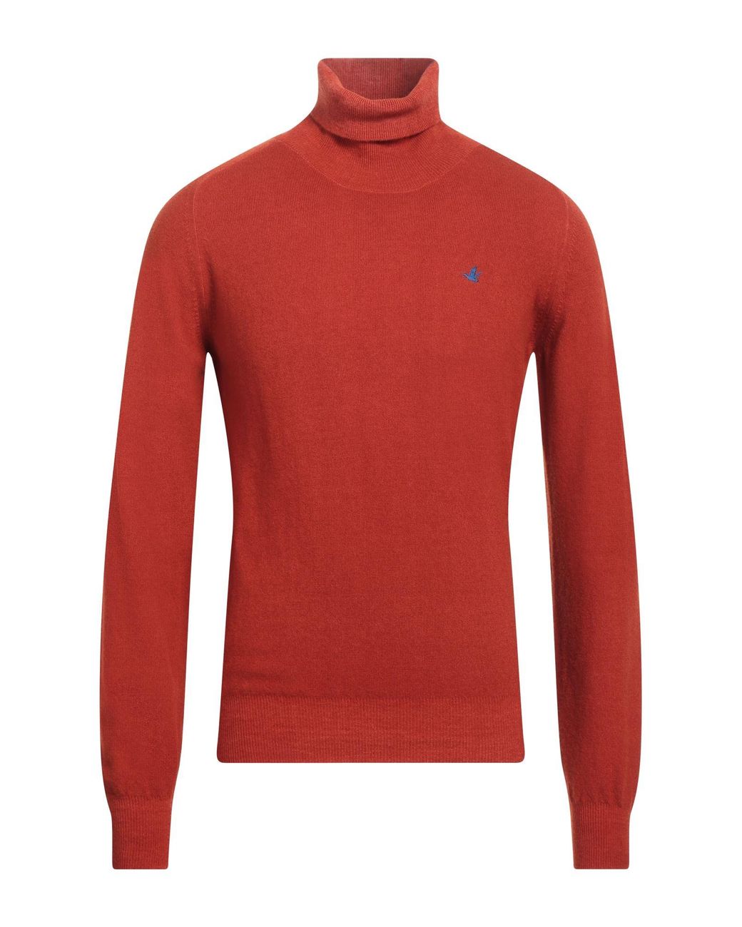 Brooksfield Red Turtleneck Virgin Wool for men