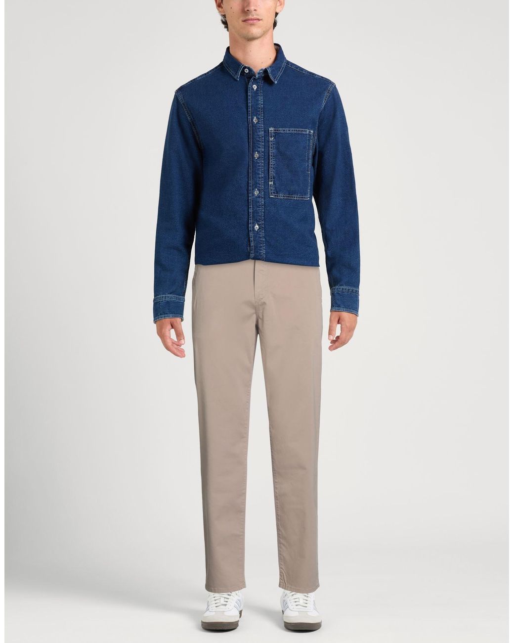 Rag & Bone Natural Pants Cotton, Elastane for men