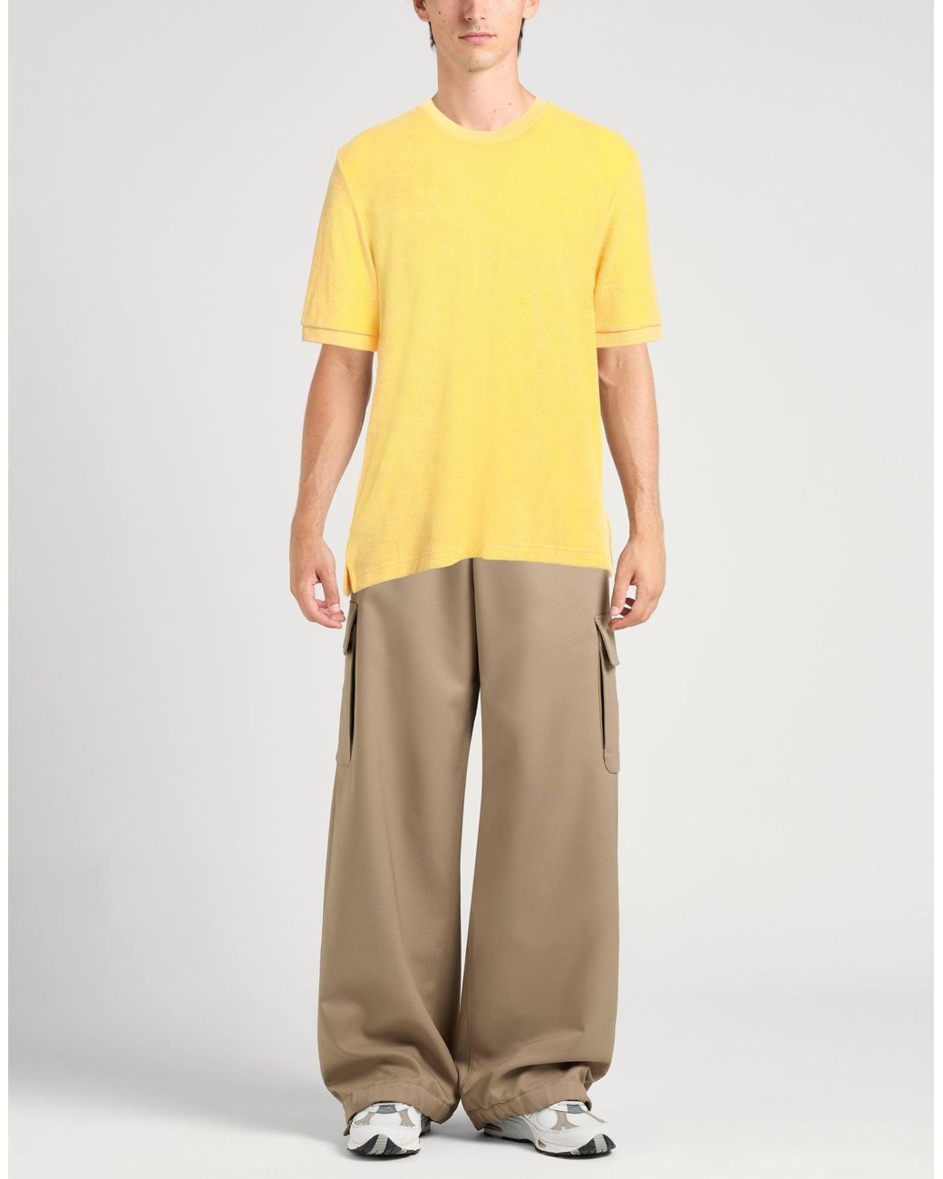 Zanone Yellow T-shirt for men
