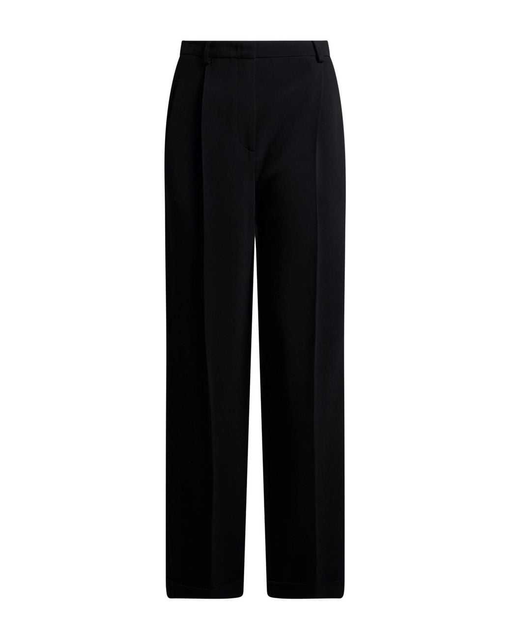 Giorgio Armani Black Pants Viscose, Elastane