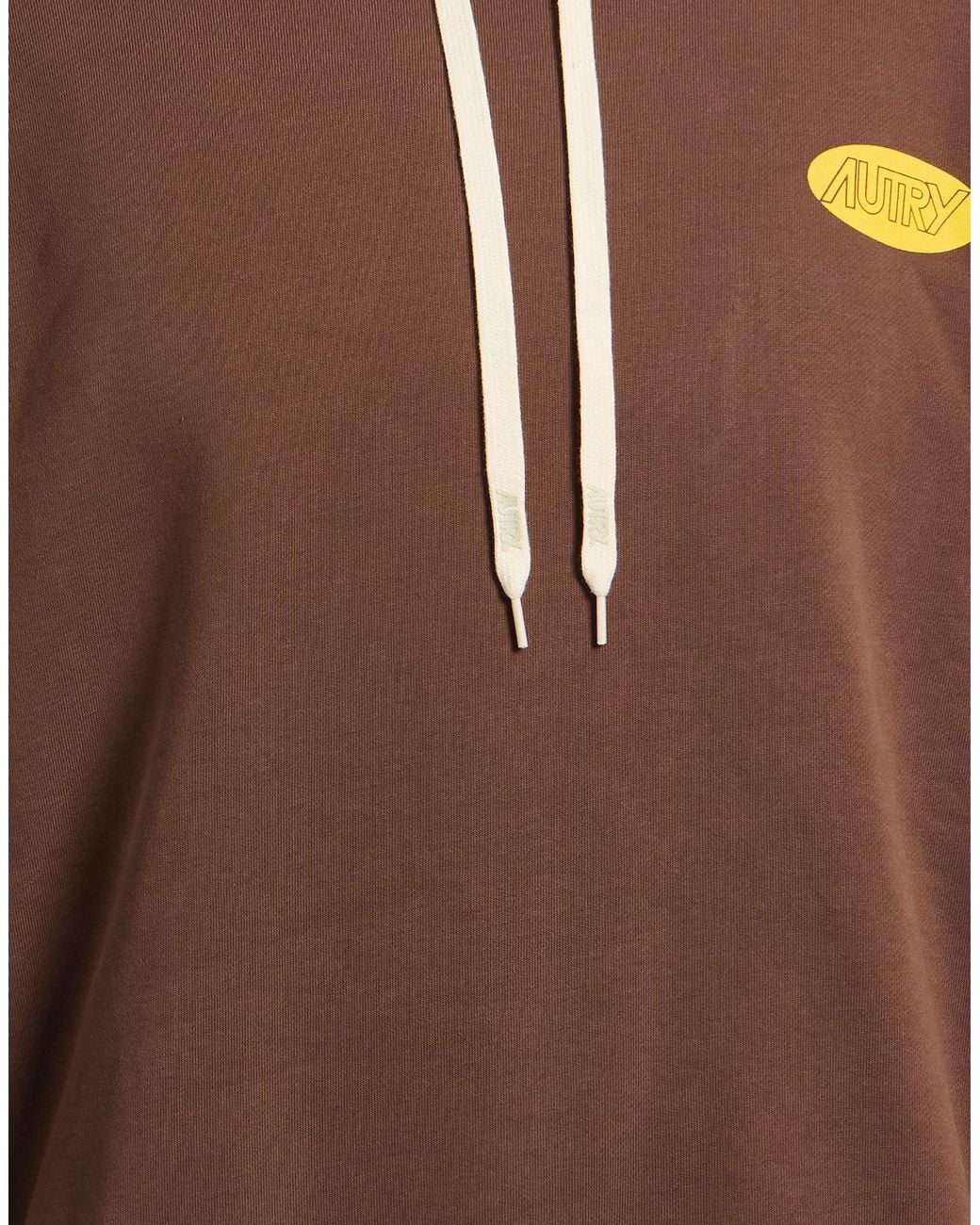 Autry Brown Sweatshirt Cotton, Elastane for men