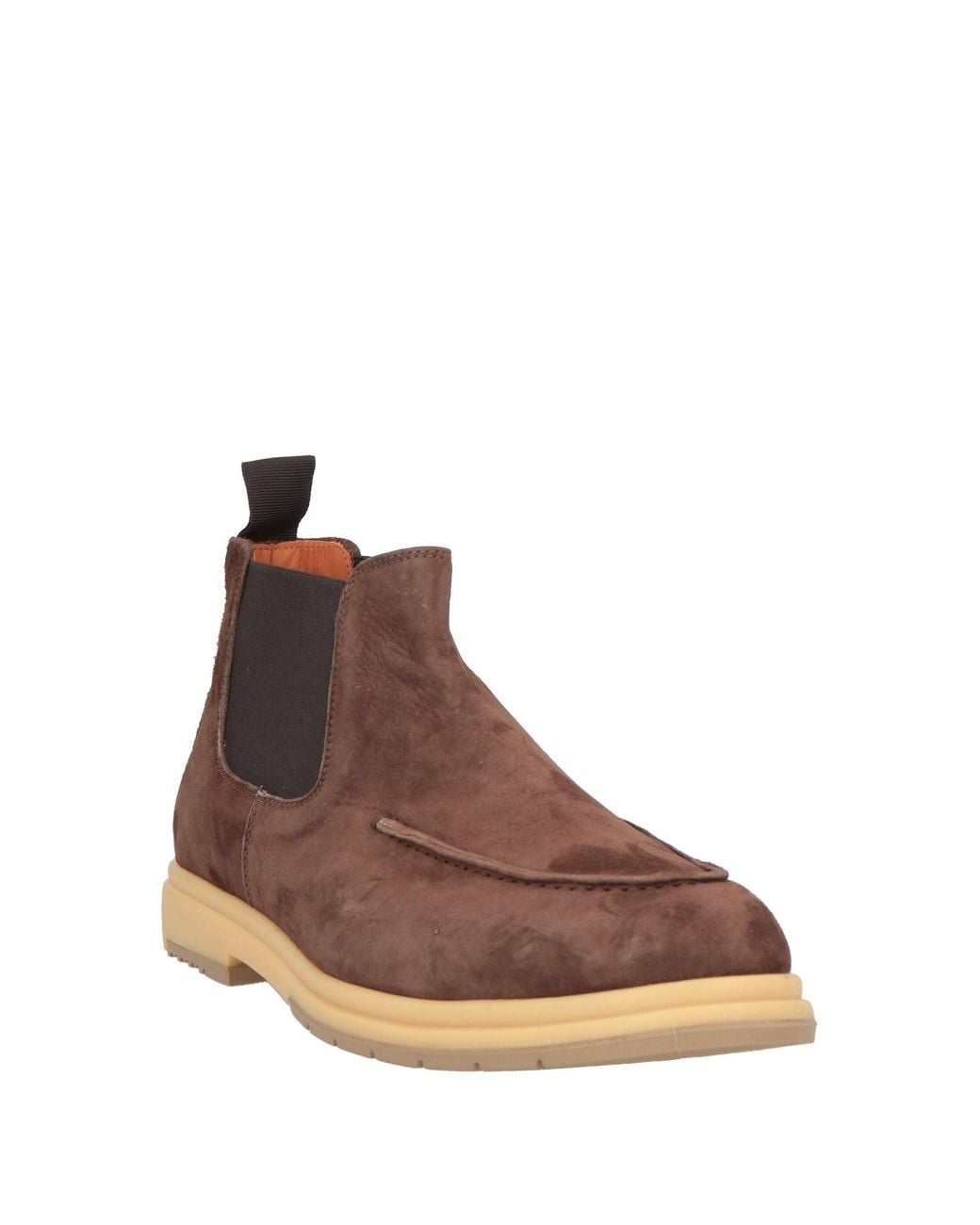 Andrea Ventura Firenze Brown Ankle Boots Leather for men