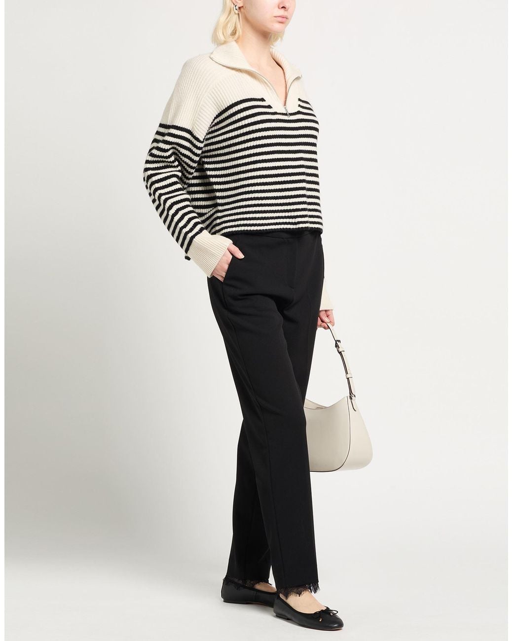 Camilla Black Pants Polyester