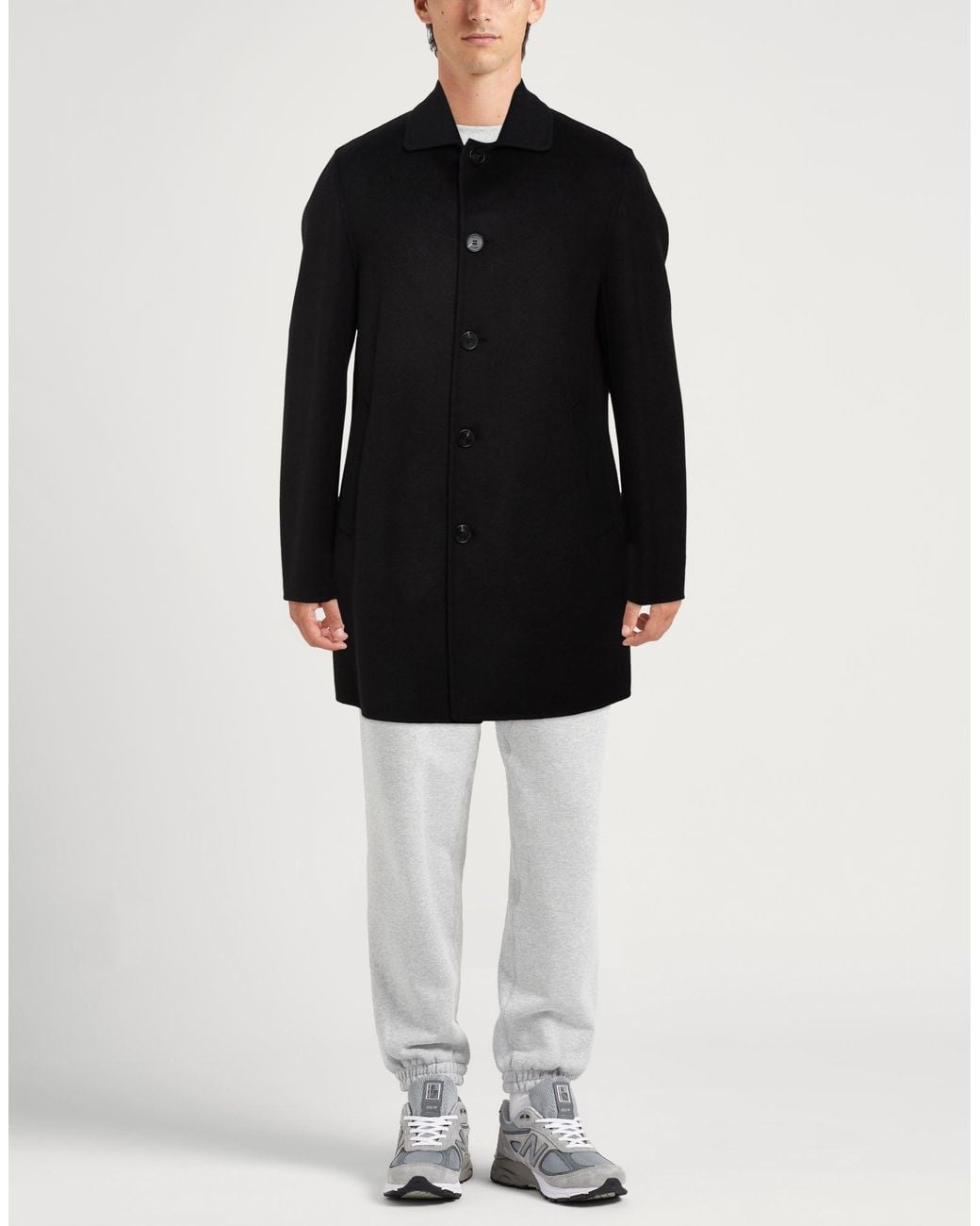 Paltò Black Coat for men