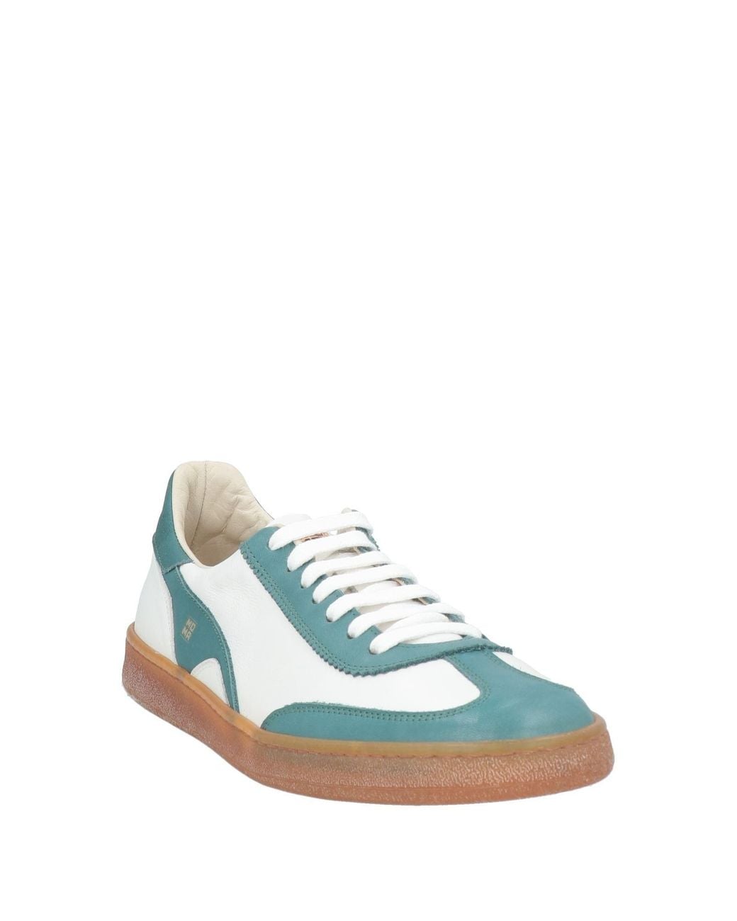 Moma Blue Sneakers Leather