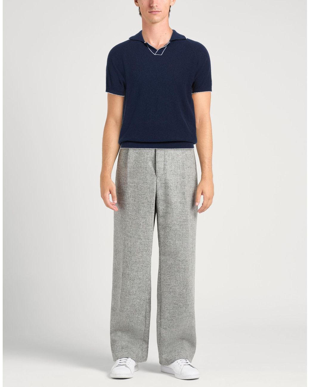 Eleventy Blue Sweater Cotton, Polyamide for men