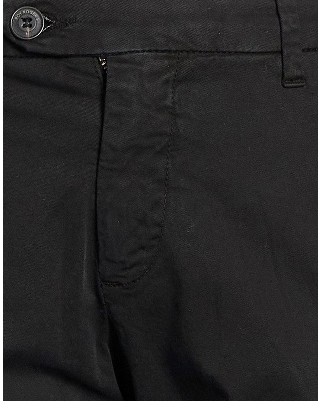 Roy Rogers Black Pants for men
