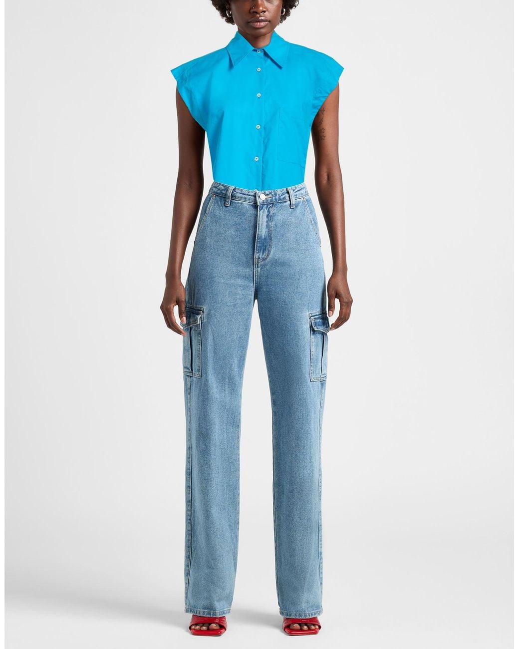 SEVENTY VENEZIA Blue Midnight Shirt Cotton