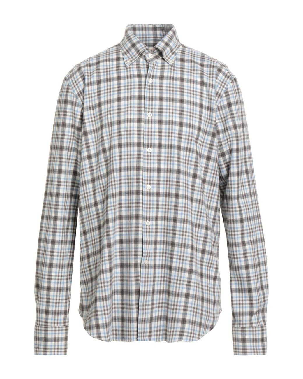 Ghirardelli White Washed Shirt Cotton for men
