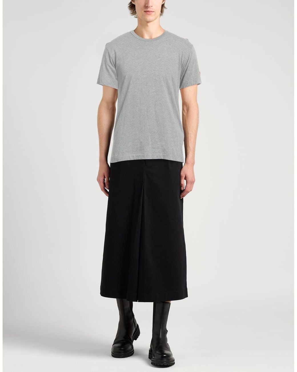 COMME DES GARÇONS PLAY Gray T-shirt for men