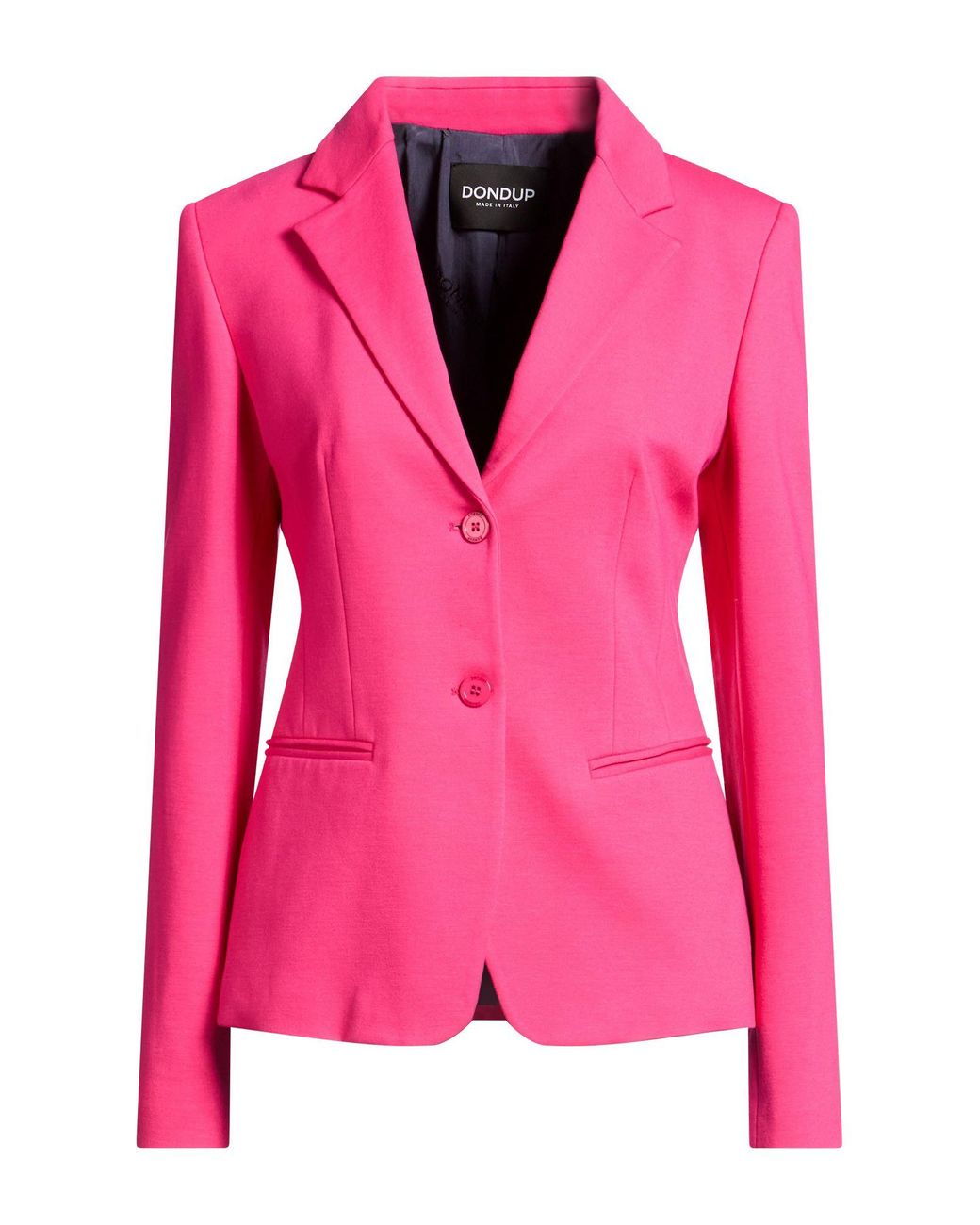 Dondup Pink Fuchsia Blazer Viscose, Polyamide, Elastane