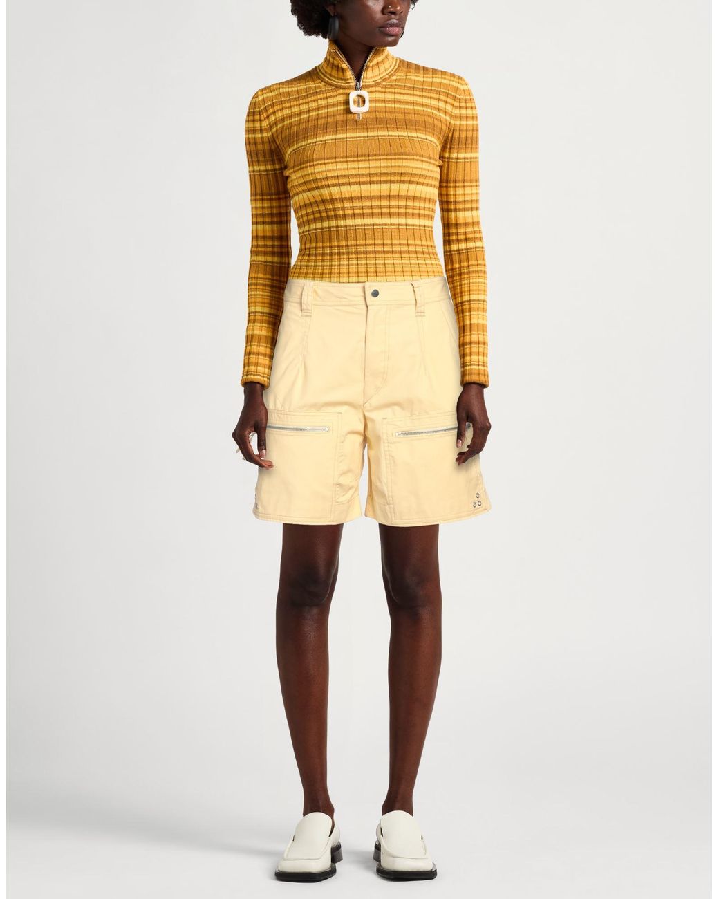 Isabel Marant Natural Shorts & Bermuda Shorts Cotton