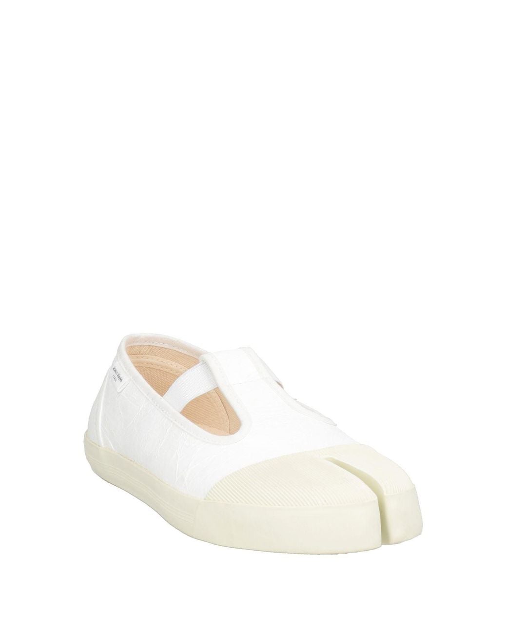 Maison Margiela Natural Ballet Flats Synthetic Fibers