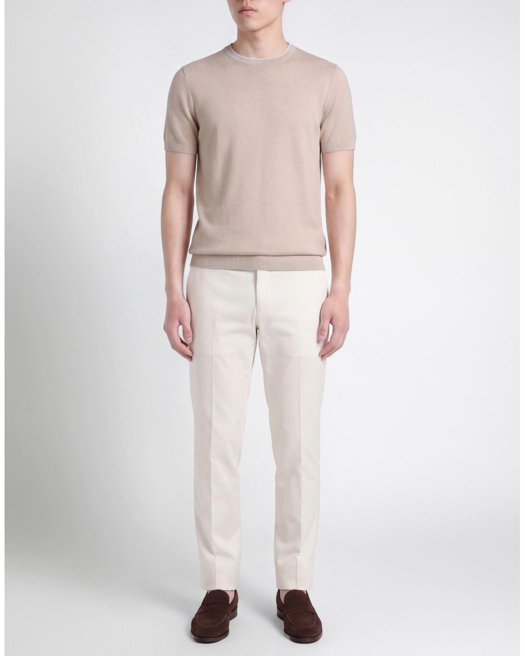 Pullover Moorer de hombre de color Pink