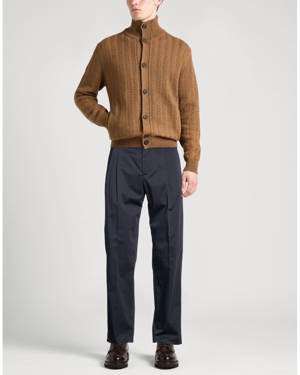 Lardini Blue Midnight Pants Cotton, Elastane for men