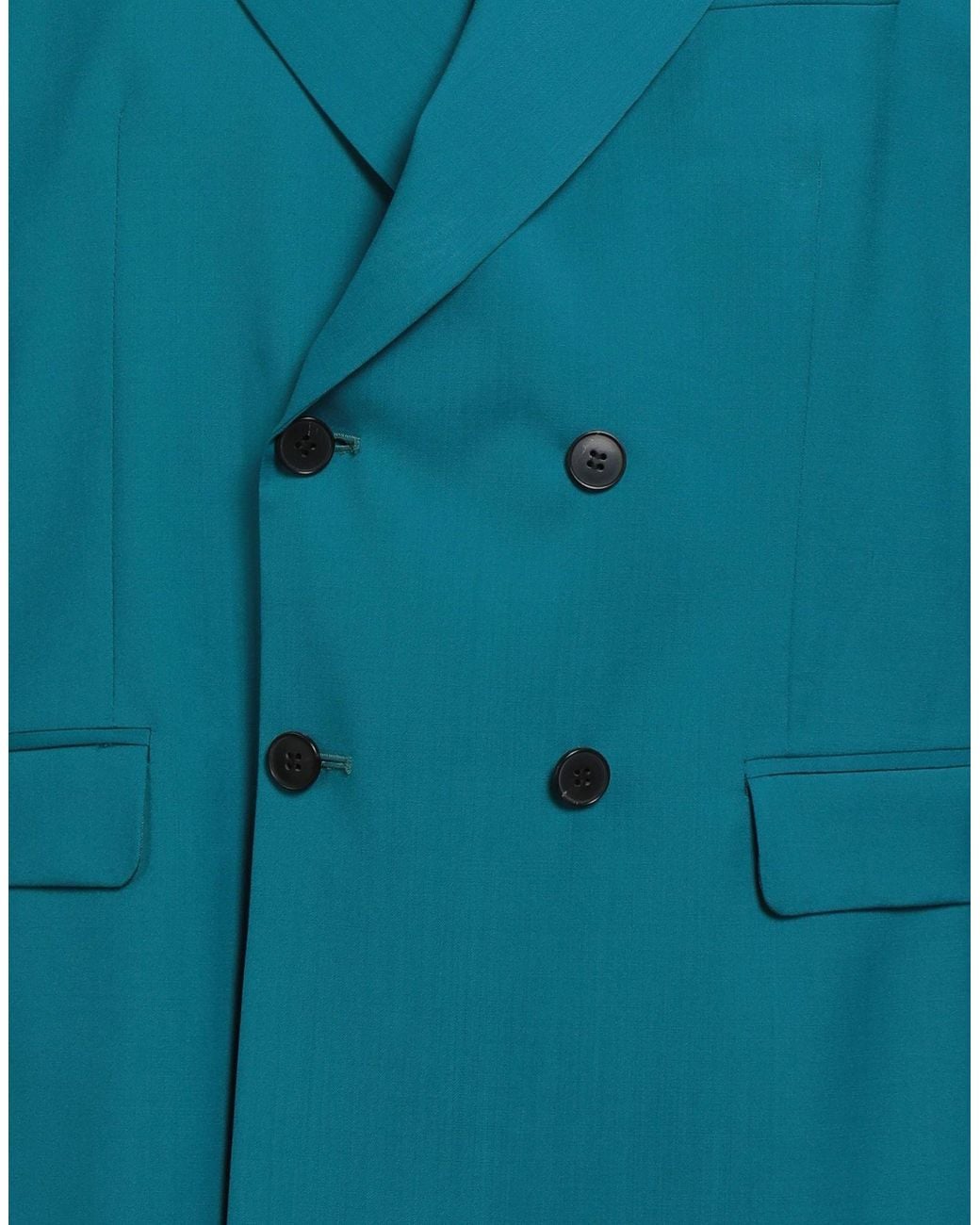 Low Brand Blue Blazer Virgin Wool for men